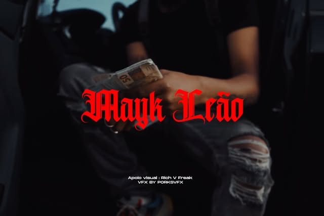 Frame do visual Mayk Leão com título em vermelho